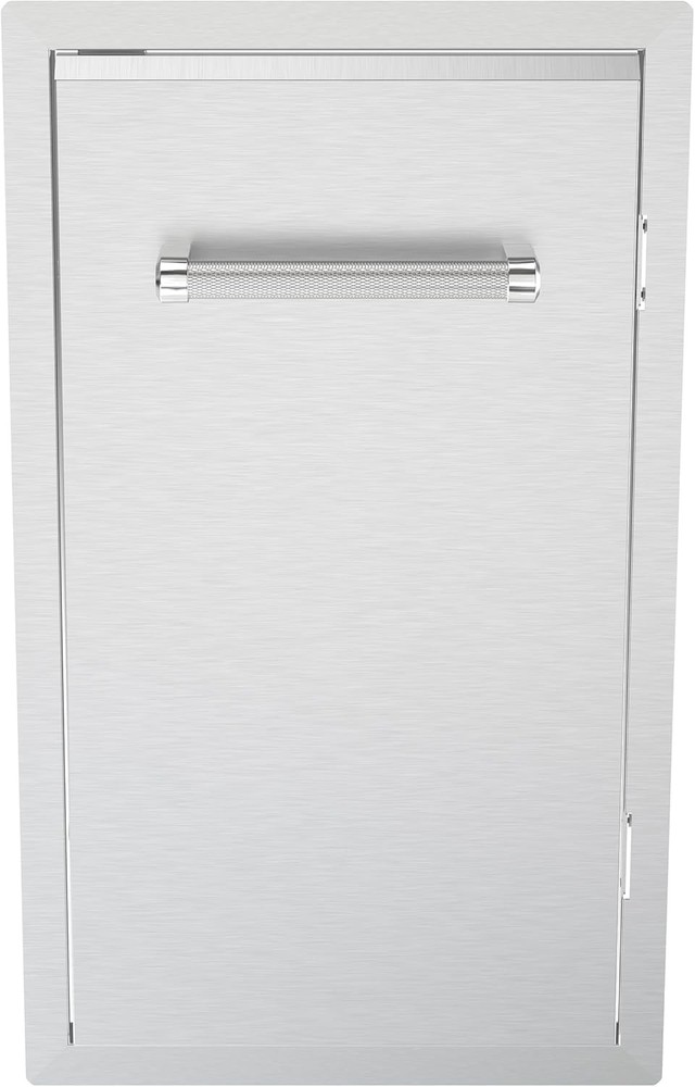 Stainless Steel 30-Inch Built-In Single Access Door for Outdoor Island