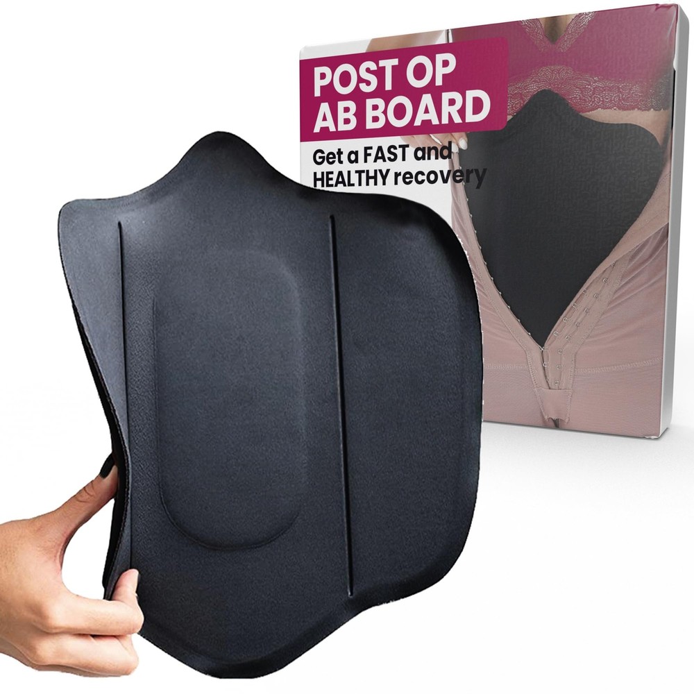 Post-surgery ab board aids liposuction recovery by reducing fluid retention and inflammation-image