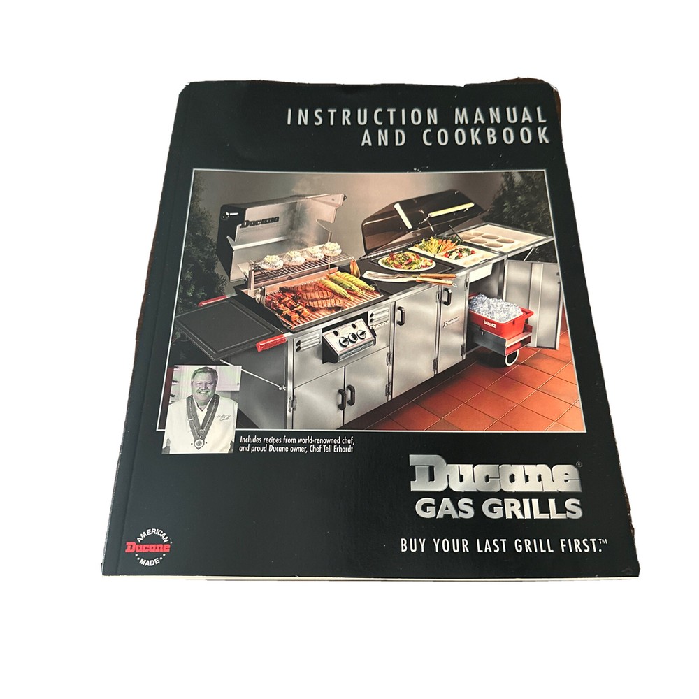 Ducane Gas Grills Instruction Manual and Cookbook